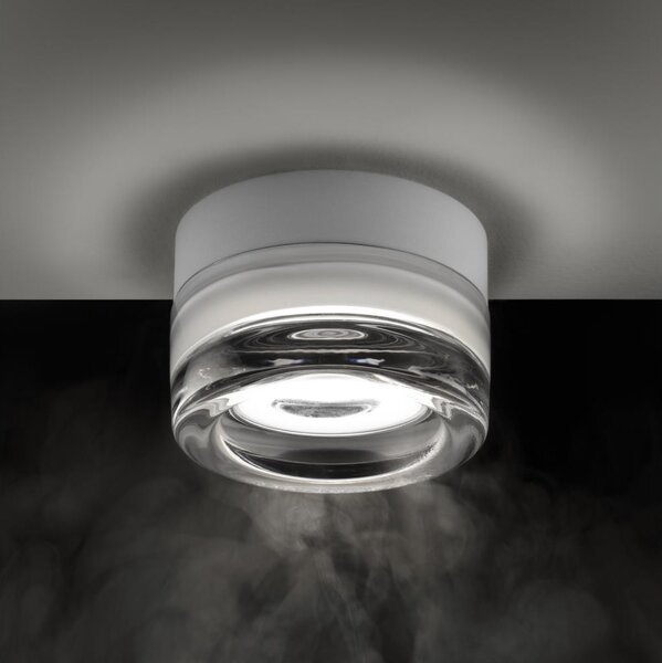 Ideal Lux - Plafonieră LED LOLLY pentru baie 1xGX53/9W/230V IP44 alb/transparent