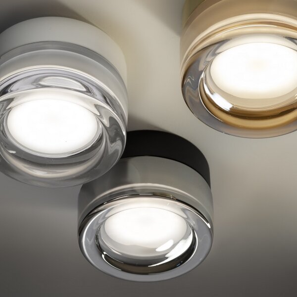 Ideal Lux - Plafonieră LED LOLLY pentru baie 1xGX53/9W/230V IP44 alb/transparent