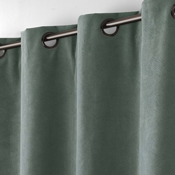Draperie kaki din catifea 140x260 cm Olympe – douceur d'intérieur