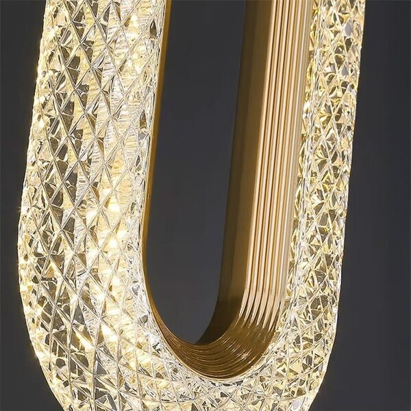 Lustră cu Cristale Suspendată G113-1CP GOLD