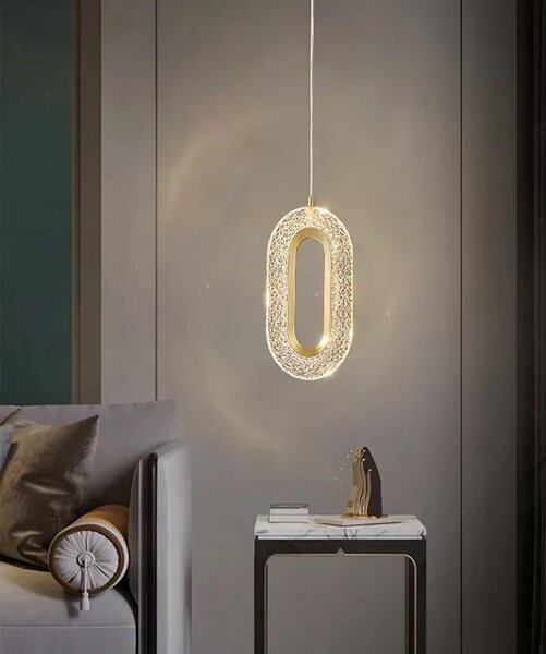 Lustră cu Cristale Suspendată G113-1CP GOLD