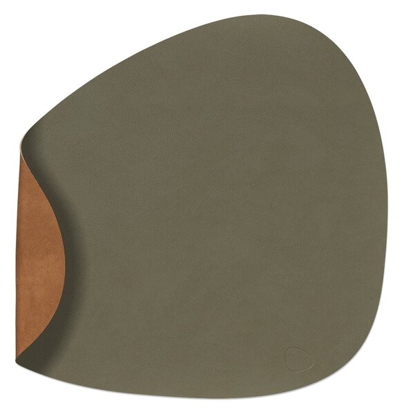 Suport pentru farfurii din piele ecologică 37x44 cm Curve L Double Nupo – LIND DNA