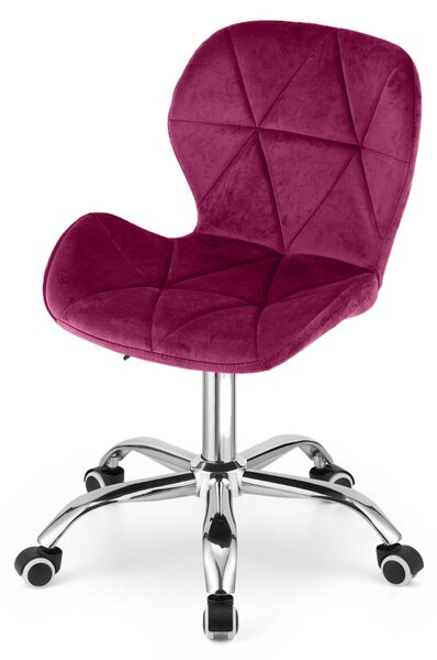 Scaun de birou AVOLA VELVET bordeaux