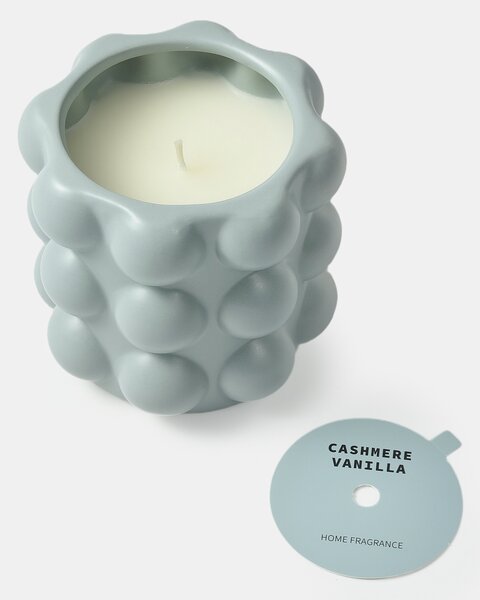 Sinsay - Lumânare parfumată Cashmere&Vanilla - turcoaz-pal