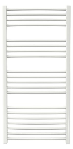 Calorifer baie portprosop colorat 600/1200 mm CELSIUS ROUND (include kit de instalare)-White - RAL 9010