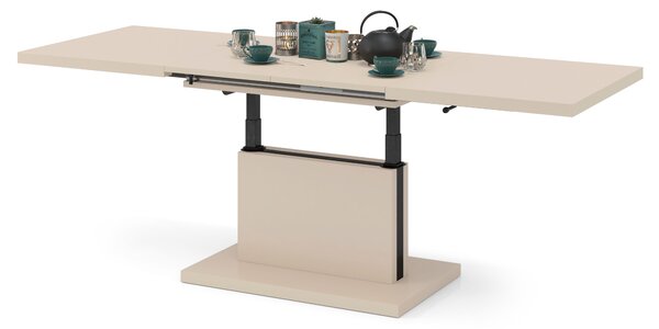 Mazzoni ASTON Bej (Șampanie) - MĂSUȚĂ EXTENSIBILĂ MODERNĂ MĂSUȚĂ DE CAFEA