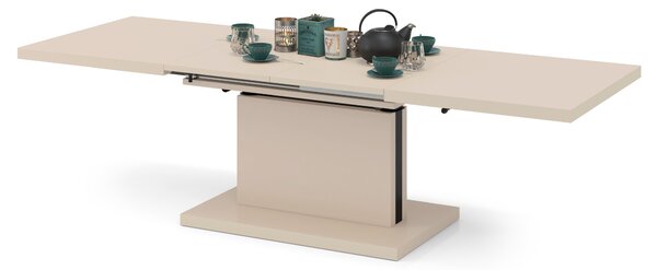 Mazzoni ASTON Bej (Șampanie) - MĂSUȚĂ EXTENSIBILĂ MODERNĂ MĂSUȚĂ DE CAFEA
