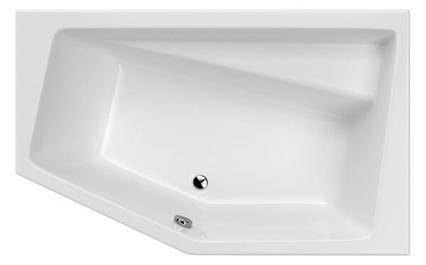 Excellent Vesper cadă de colț 160x100 cm partea dreaptă alb WAEX.VEP16WH