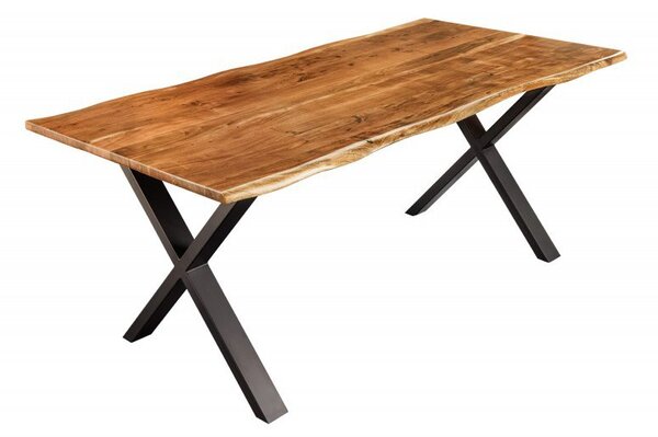 Masa design industrial vintage Mammut X 180cm, salcam