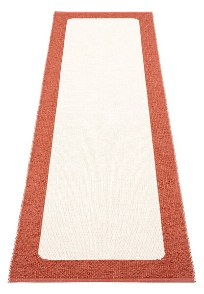 Covor tip traversă pentru interior și exterior cărămiziu/crem 70x240 cm Ilda Brick – Pappelina