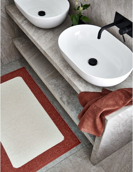 Covor tip traversă pentru interior și exterior cărămiziu/crem 70x240 cm Ilda Brick – Pappelina
