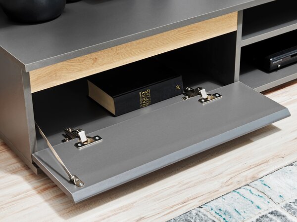 Mobilier living Marc 29 ANWT MD (antracit + stejar wotan) (cu iluminat). 1024448