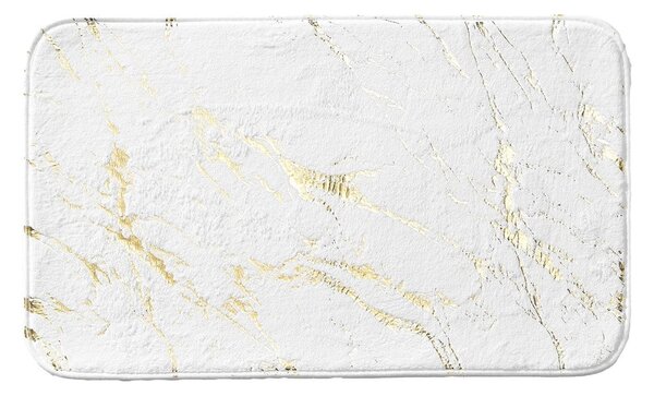 Covoraș de baie alb-auriu 45x75 cm Aquamarbre – douceur d'intérieur