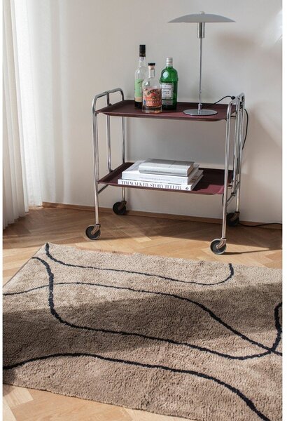 Covor maro lavabil din bumbac 100x140 cm Shadow – Mette Ditmer Denmark