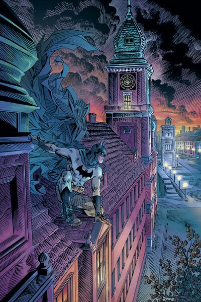 Poster de artă Batman - Poland