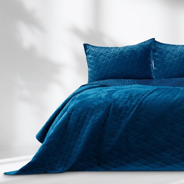 Cuvertură AmeliaHome Laila Royal, 220 x 240 cm, albastru