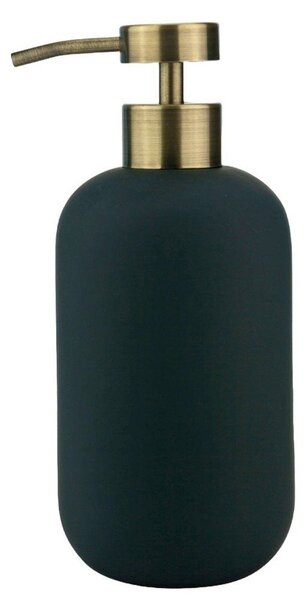 Dozator de săpun lichid gri antracit din ceramică 200 ml Lotus – Mette Ditmer Denmark