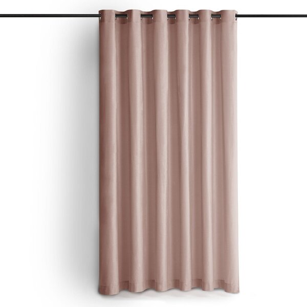 Draperie roz-deschis dimout (semi-opacă) din catifea 200x300 cm Velto – Filumi