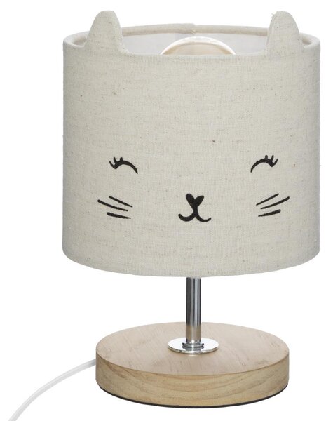 Atmosphera - Lampă de masă pentru copii TOXEY, 1xE14/25W/230V, model pisică