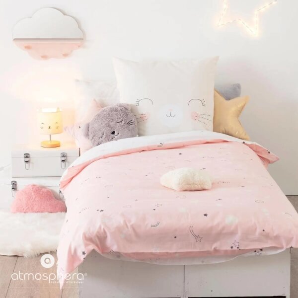 Atmosphera - Lampă de masă pentru copii TOXEY, 1xE14/25W/230V, model pisică