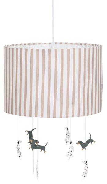 Lampă suspendată pentru copii SCOTT, 1xE27/40W/230V, cu căței - Atmosphera