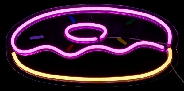 Atmosphera - Decorațiune de perete neon LED DONUT LED/5V