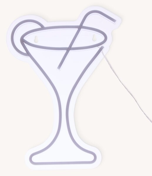 Decorațiune de perete LED neon COCTAIL, 5V - Atmosphera
