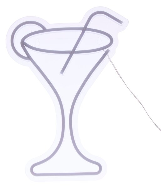 Decorațiune de perete LED neon COCTAIL, 5V - Atmosphera