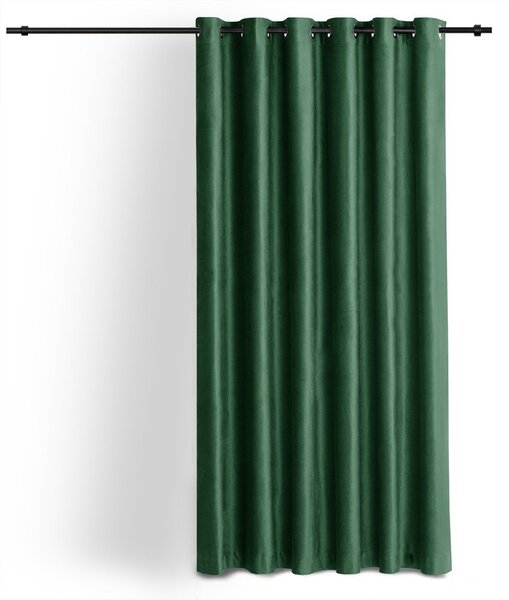 Draperie verde dimout (semi-opacă) din catifea 140x175 cm Velto – Filumi