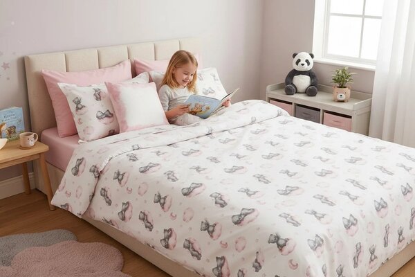 Lenjerie pat Ranforce 100% Cotton Pro (Silk Whisper)