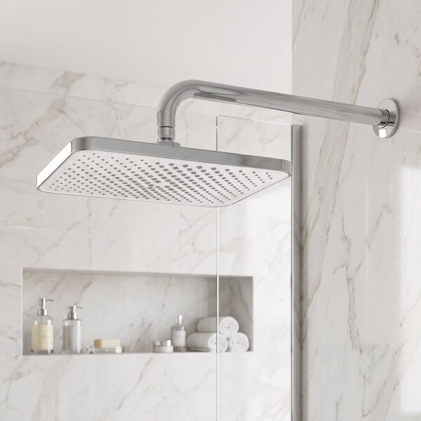 Pălărie de duș dreptunghiulară REA JS-032 Chrome