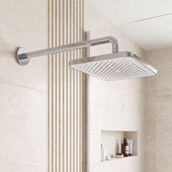 Pălărie de duș dreptunghiulară REA JS-032 Chrome