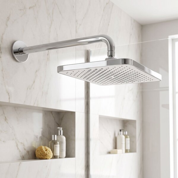 Pălărie de duș dreptunghiulară REA JS-032 Chrome