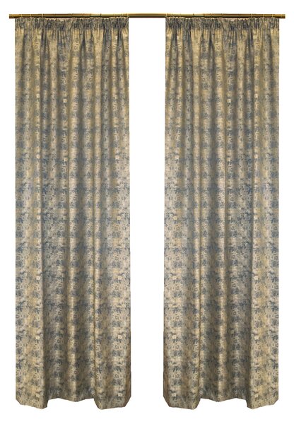 Set draperii Velaria albastru antichizat, 2x140x245 cm