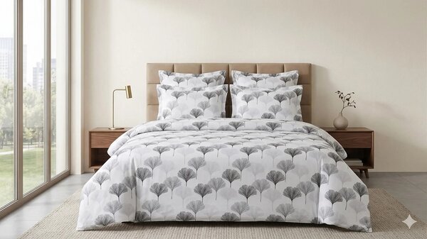 Lenjerie pat Ranforce 100% Cotton Pro (Satin Story)