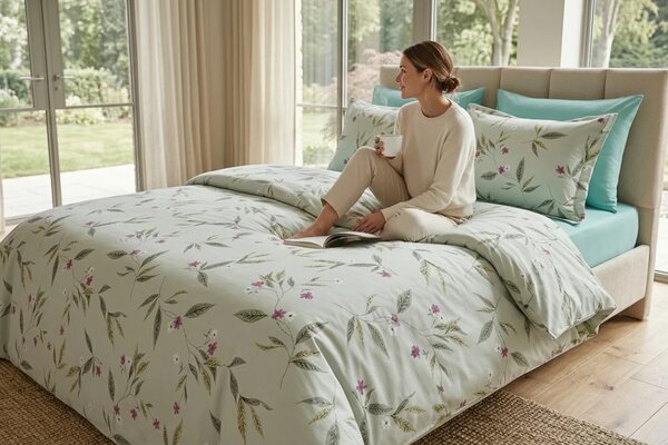 Lenjerie pat Ranforce 100% Cotton Pro (Royal Touch)
