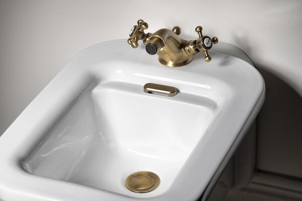 Sapho Sapho, baterie ANTEA pentru bideu cu evacuare, bronz, 3186