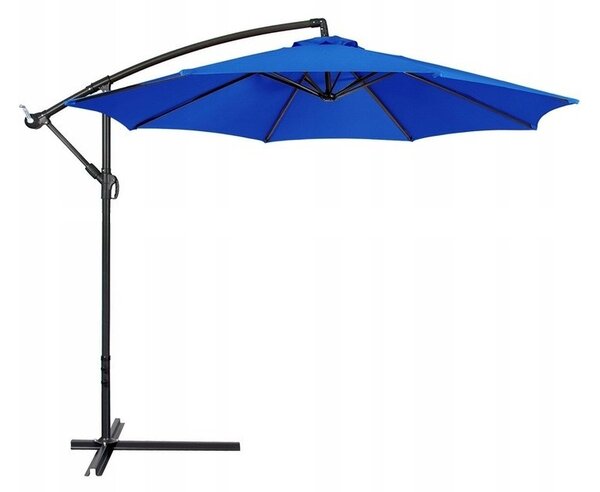 Umbrela de soare pliabila pentru gradina SOLIMARE 300 cm, albastra