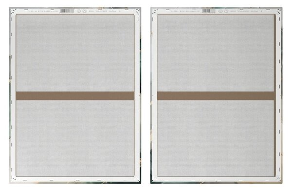 Set de tablouri cu detalii pictate manual 2 buc. 50x70 cm Aventurine – Styler