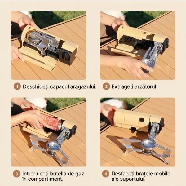 Flamego™ Aragaz Pe Gaz Pliabil Portabil
