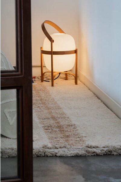 Covor tip traversă cărămiziu/bej din bumbac 80x230 cm Duetto Toffee – Lorena Canals