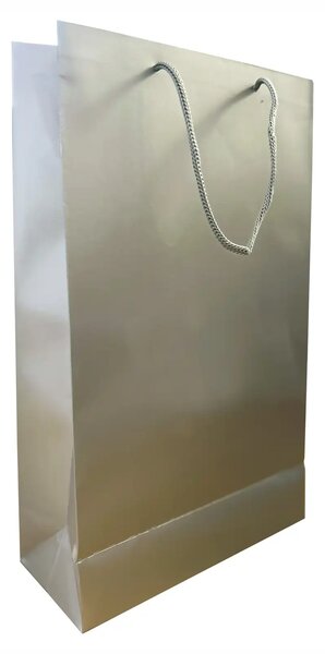 Pungi cadou ARGINTII 23x38x10 cm - SET 10 buc