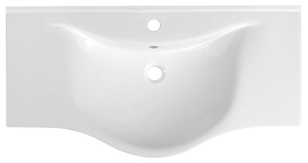 Aqualine, chiuveta ceramica pentru mobila ZARA 100 99,5x46,5cm, alb, 10100