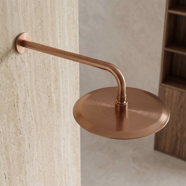 Cap de duș rotund REA JS-P014BRG 25cm Brush Copper