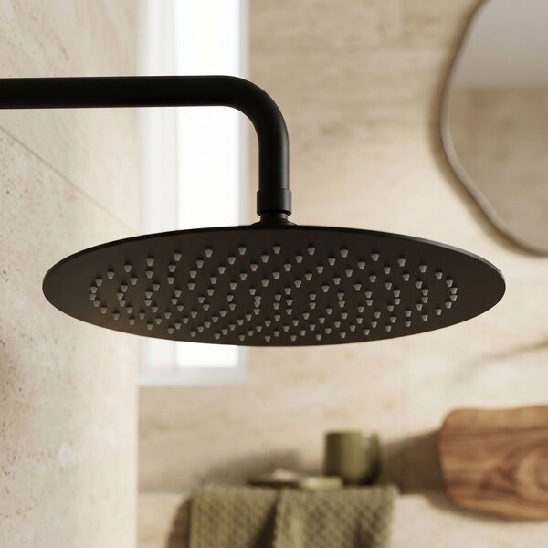 Cap de duș rotund REA JS-P014B 30cm Black