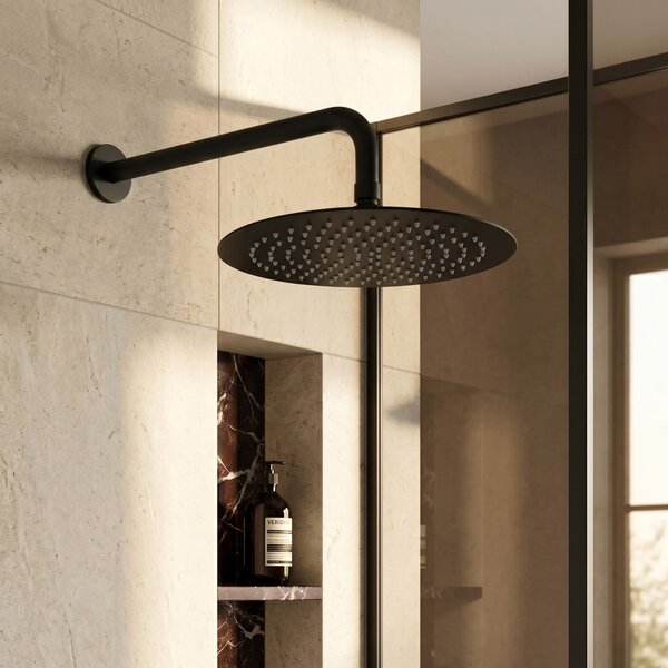 Cap de duș rotund REA JS-P014B 30cm Black