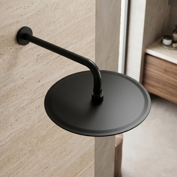 Cap de duș rotund REA JS-P014B 30cm Black