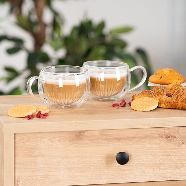 Pahare termo pentru cappuccino 4Home Hot&Cool 270 ml, 2 buc
