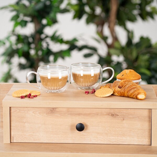 Pahare termo pentru cappuccino 4Home Hot&Cool 270 ml, 2 buc