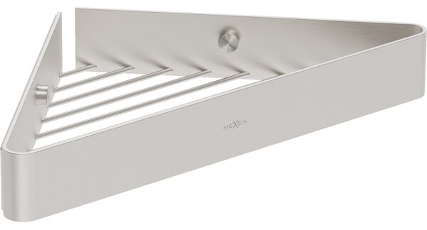 Mexen Evos-C, raft de colț, oțel periat, 70A8514-97